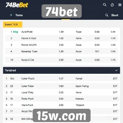 Eventos esportivos em destaque nas apostas do 74bet